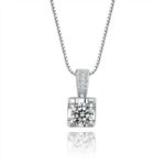 S925 Silver Moissanite Necklace ZHF-P1734