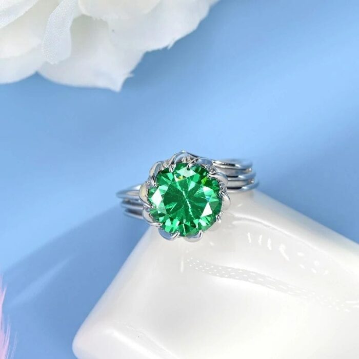 925 Silver Paraiba Ring - Model ZHFR0509 - Image 2