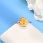 Open Cubic Zirconia Ring in 925 Silver - Model ZHFR0537Y - Image 3