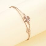 925 Silver Rose Gold Bracelet ZHF-SL01-1 - Image 2