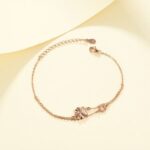 925 Silver Rose Gold Bracelet ZHF-SL01-1 - Image 3