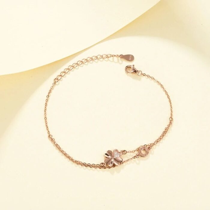 925 Silver Rose Gold Bracelet ZHF-SL01-1 - Image 3