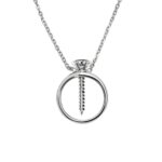 Screw & Silver Ring Pendant Necklace of Resilience: Love Through Adversity