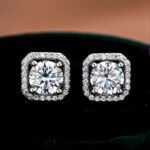 925 Silver Moissanite Earrings - ZHF-E1701 - Image 3