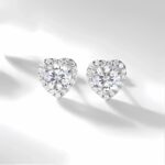 925 Silver Moissanite Earrings - ZHF-E1735 - Image 2