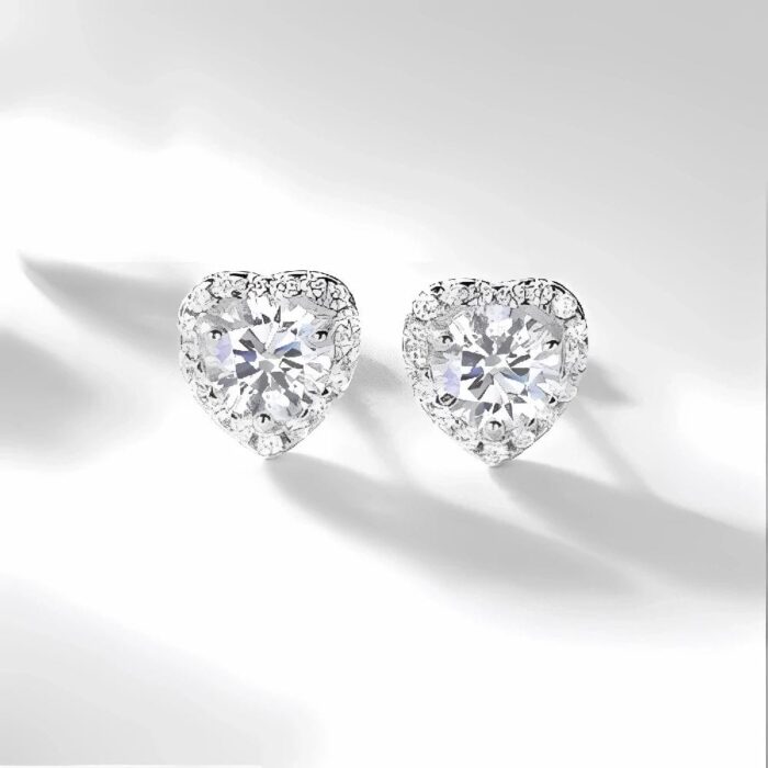 925 Silver Moissanite Earrings - ZHF-E1735 - Image 2