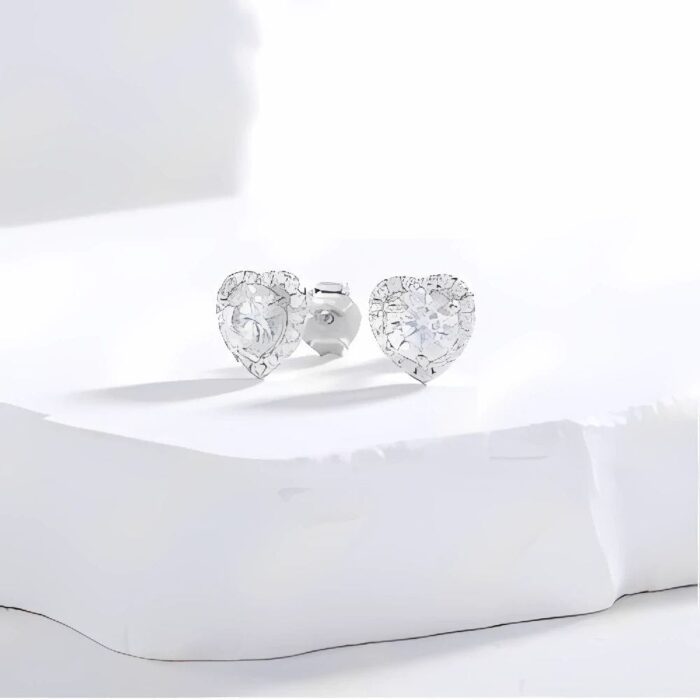 925 Silver Moissanite Earrings - ZHF-E1735 - Image 3
