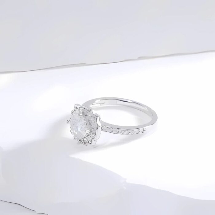 925 Silver Moissanite Ring - ZHF-R1740 - Image 2
