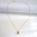 925 Silver Lab-Created Emerald Dynamic Necklace - Model LP0023R - Image 5