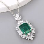 925 Silver Glass Necklace - P-015 - Image 3