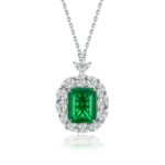 925 Silver Glass Necklace - ZHF-P1314