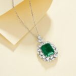 925 Silver Glass Necklace - ZHF-P1314 - Image 3